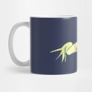 Weird Frog With Funny Eyelashes Digital Art Mug